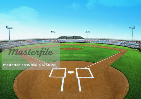 Baseball Stadium and Diamond