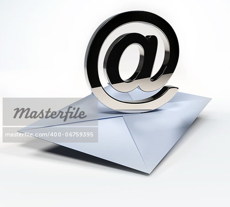 Envelope with email symbol - email concept