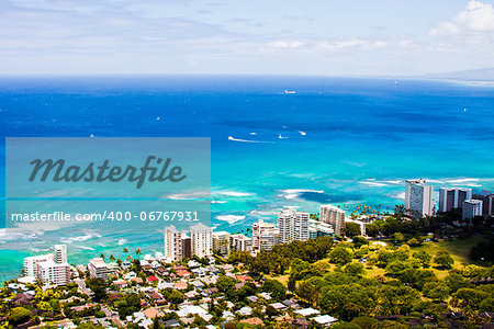 Beautiful Skyline in Oahu,Hawaii