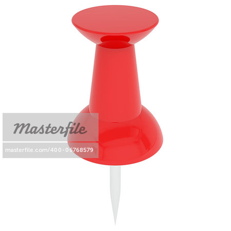Office needle. Isolated render on a white background