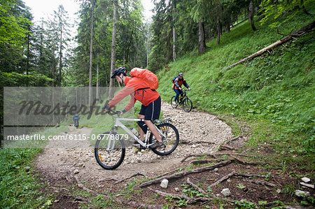 Mountainbiking, Schwangau-Bleckenau, Bavaria, Germany