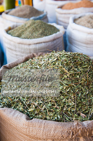 Moroccan tea leaves for sale, Essaouira, formerly Mogador, UNESCO World Heritage Site, Morocco, North Africa, Africa Moroccan tea leaves for sale, Essaouira, formerly Mogador, UNESCO World Heritage Site, Morocco, North Africa, Africa