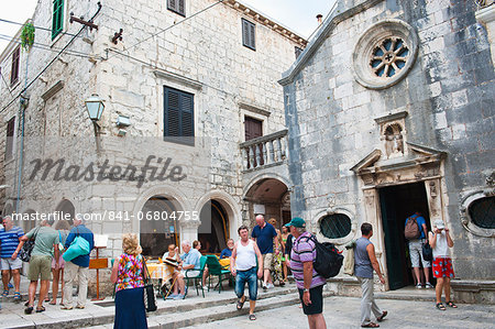 Church of St. Mihovila (Crkva sv Mihovila) in Korcula Town, Korcula Island, Dalmatian Coast, Croatia, Europe