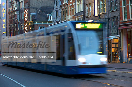 Tram, Amsterdam, Netherlands, Europe