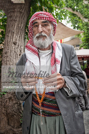 Portrait of a Turkish man, Urfa, Anatolia, Eastern Turkey, Asia Minor, Eurasia