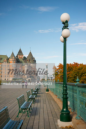 A view of the Chateau Frontenac, Quebec City, Quebec Province, Canada, North America