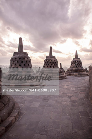 Borobudur, UNESCO World Heritage Site, Java, Indonesia, Southeast Asia, Asia