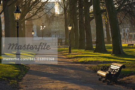 Sunrise, Green Park, London, England, United Kingdom, Europe