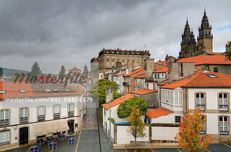 Old Town, Santiago de Compostela, UNESCO World Heritage Site, Galicia, Spain, Europe