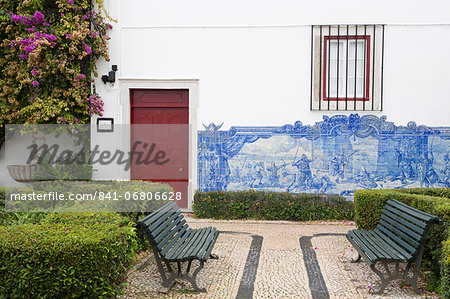 Julio de Castillo Garden, St. Luzia Church, Alfama District, Lisbon, Portugal, Europe