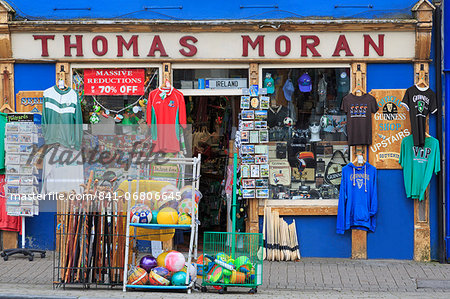Thomas Moran's shop in Westport Town, County Mayo, Connaught, Republic of Ireland, Europe