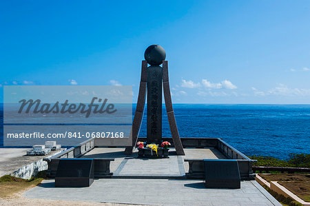 World War II memorial at the Banzai Cliffs in Saipan, Northern Marianas, Central Pacific, Pacific