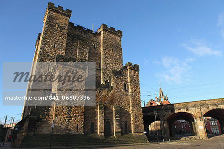 Norman era castle keep, built by King Henry II from 1168 to 1178, Newcastle-upon-Tyne, Tyne and Wear, England, United Kingdom, Europe