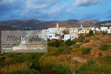 Tarapados village, Tinos, Cyclades, Greek Islands, Greece, Europe