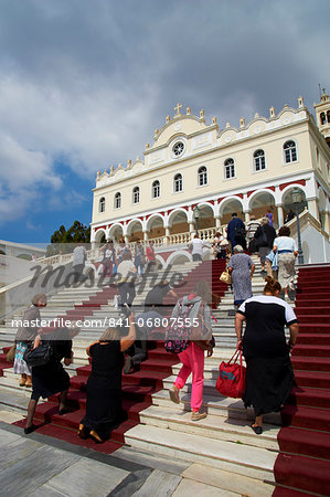 Panagia Evangelistria church, Hora, Tinos, Cyclades, Greek Islands, Greece, Europe