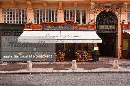 Galerie Vivienne and Bistrot Vivienne in central Paris, France, Europe