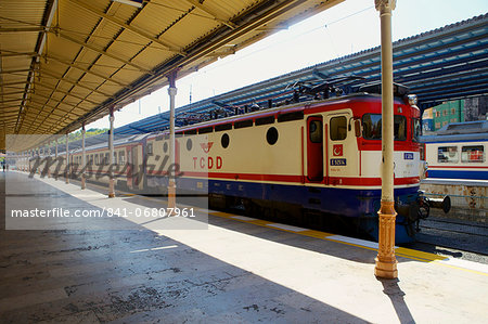 Sirkeci Gar (Central railway) railway station former terminal stop of the Orient Express, Istanbul, Turkey, Europe, Eurasia