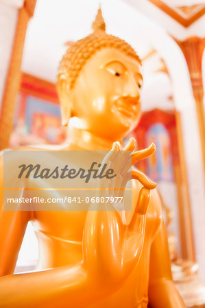Statue, Karon Beach, Buddhist Temple, Phuket Island, Phuket, Thailand, Southeast Asia, Asia