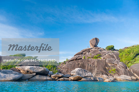 Rock formations of Ko Similan Beach, Phuket Island, Phuket, Thailand, Southeast Asia, Asia