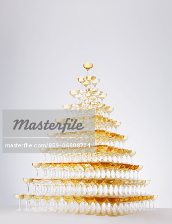 Champagne tower