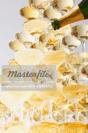 Champagne tower