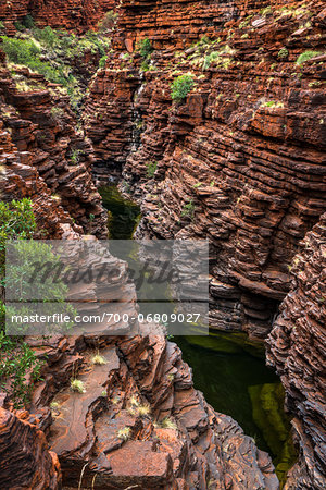 Joffre Gorge, Karijini National Park, The Pilbara, Western Australia, Australia Joffre Gorge, Karijini National Park, The Pilbara, Western Australia, Australia