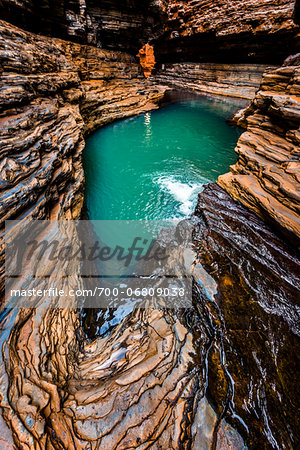 Kermits Pool, Hancock Gorge, Karijini National Park, The Pilbara, Western Australia, Australia