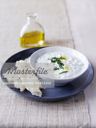 Yoghurt and cucumber dip