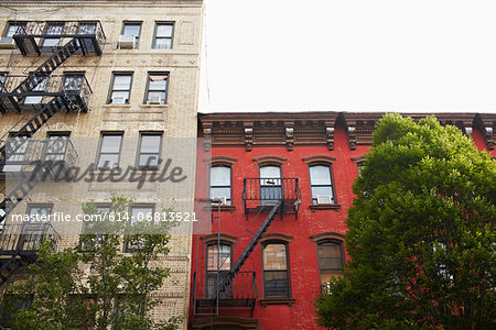 Apartment buildings, Williamsburg, New York, USA