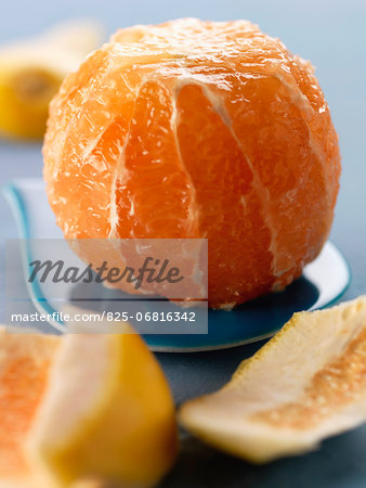 Whole peeled orange