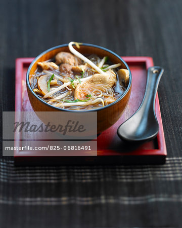 Miso and chicken soup