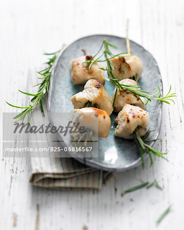 Chicken rosemary brochettes