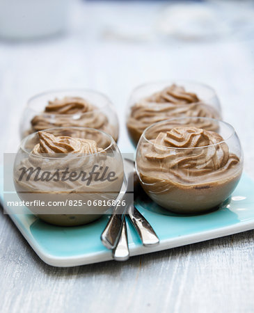 Chocolate whipped cream Verrines