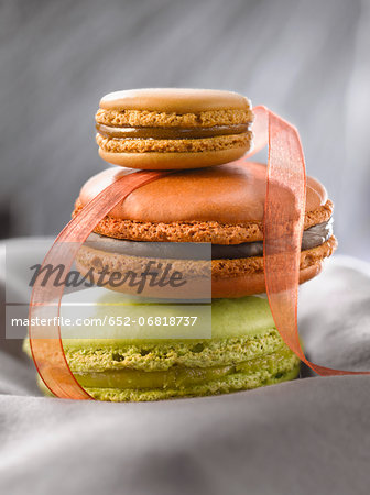 Three macaroons Three macaroons