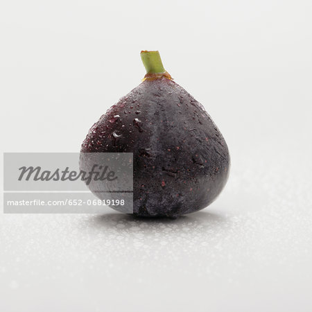 Fresh fig on a white background