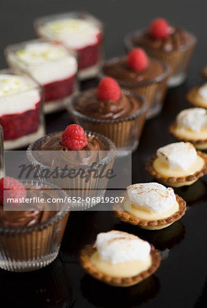 Assorted mini desserts