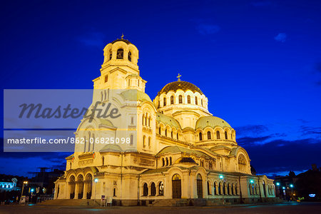 Europe, Bulgaria, Sofia, Aleksander Nevski Memorial Church