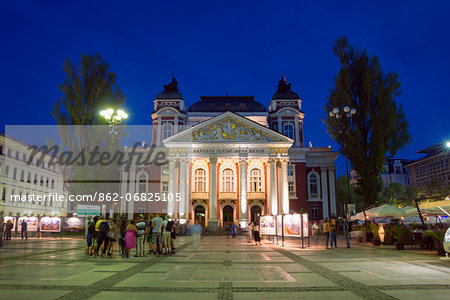 Europe, Bulgaria, Sofia, Ivan Vazov National Theatre
