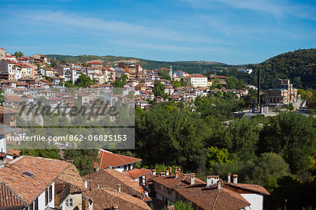 Europe, Bulgaria, Veliko Tarnovo town and Monument of the Asens