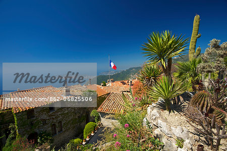 Jardin Exotique in Eze, Cote d'Azur, Alpes-Maritimes, Provence-Alpes-Cote d'Azur, France