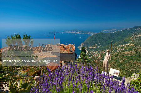 Jardin Exotique in Eze, Cote d'Azur, Alpes-Maritimes, Provence-Alpes-Cote d'Azur, France Jardin Exotique in Eze, Cote d'Azur, Alpes-Maritimes, Provence-Alpes-Cote d'Azur, France