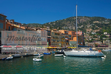 Villefranche-sur-Mer, Cote d'Azur, Alpes-Maritimes, Provence-Alpes-Cote d'Azur, France Villefranche-sur-Mer, Cote d'Azur, Alpes-Maritimes, Provence-Alpes-Cote d'Azur, France