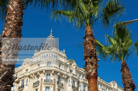 Hotel Carlton, Cannes, Cote d'Azur, Provence-Alpes-Cote d'Azur, France