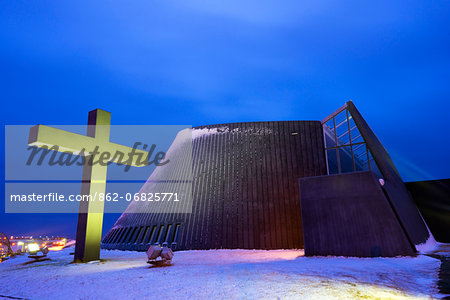 Europe, Iceland, Northern Iceland, Blonduos Church