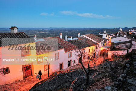 The medieval village of Marvao. Alentejo, Portugal (MR)