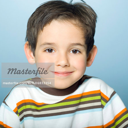 Portrait of little boy smiling for camera