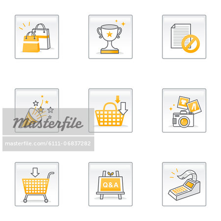 Set of various icons