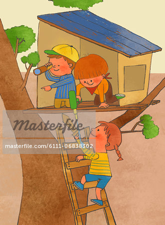 An illustration of children at play.