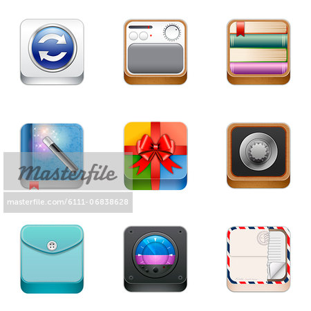 Set of various icons