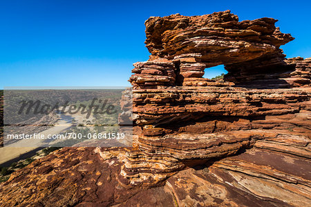 Nature's Window, the Loop, Kalbarri National Park, Western Australia, Australia Nature's Window, the Loop, Kalbarri National Park, Western Australia, Australia
